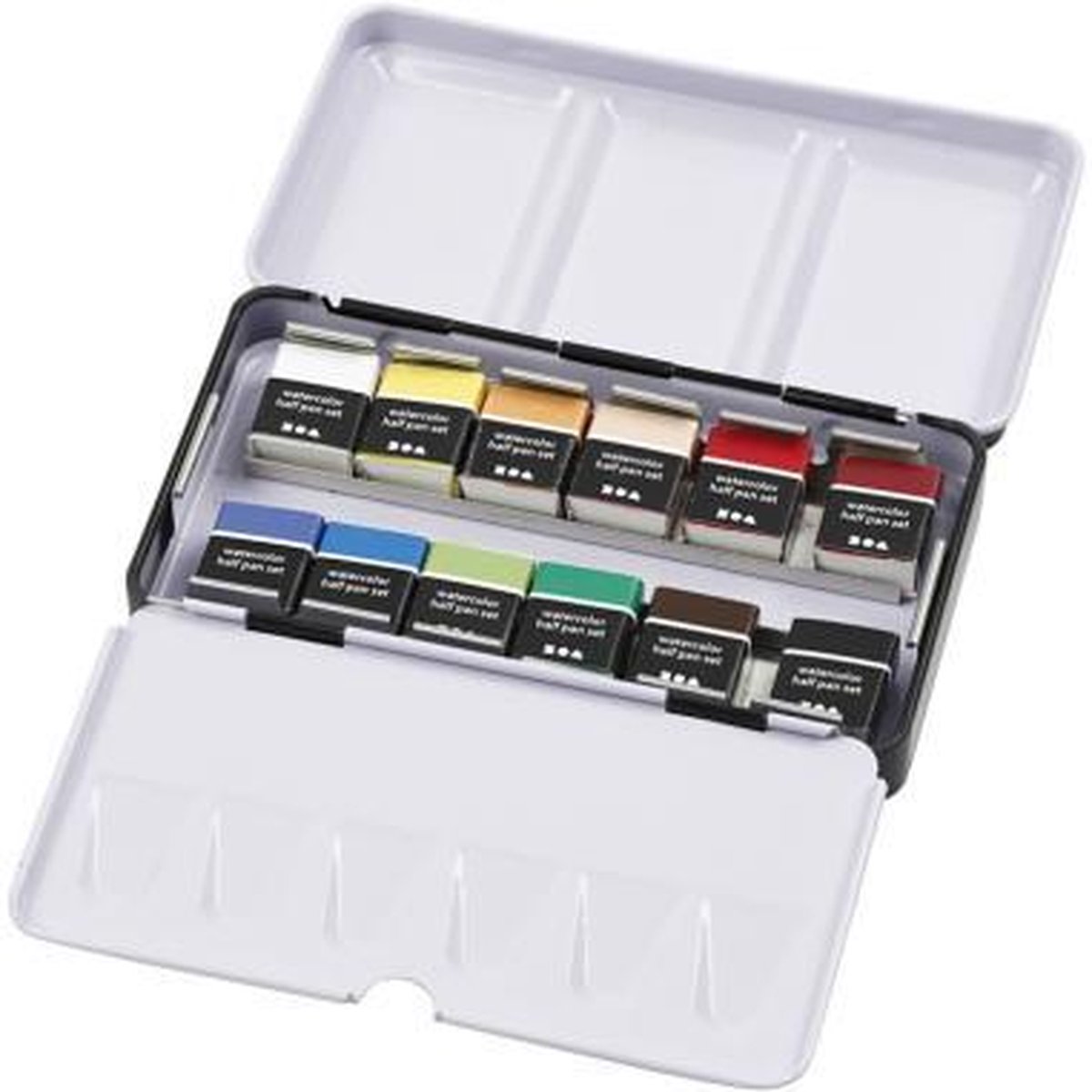 Creotime Art Aqua aquarelverfset 12 delig multicolor