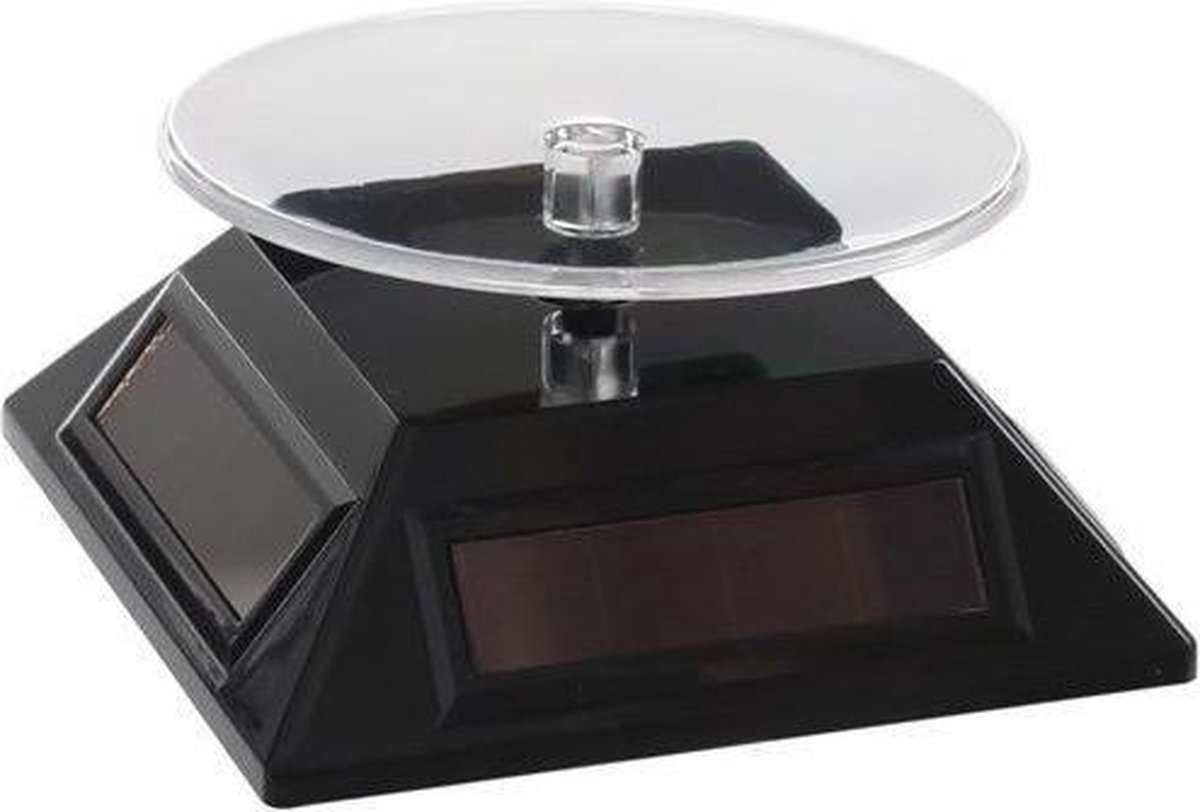 Metal Earth platform Solar Spinner 9 cm zonne energie - Zwart