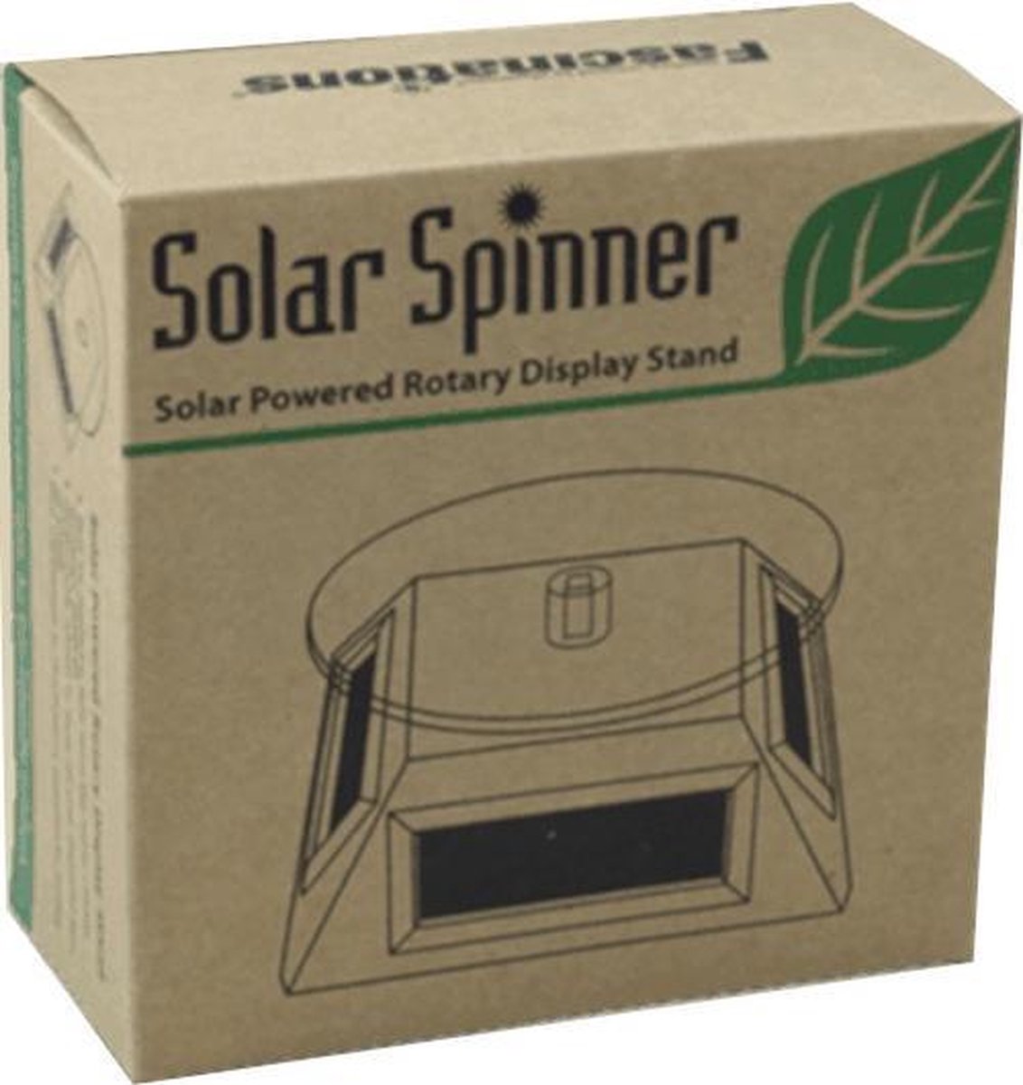 Metal Earth platform Solar Spinner 9 cm zonne energie - Zwart