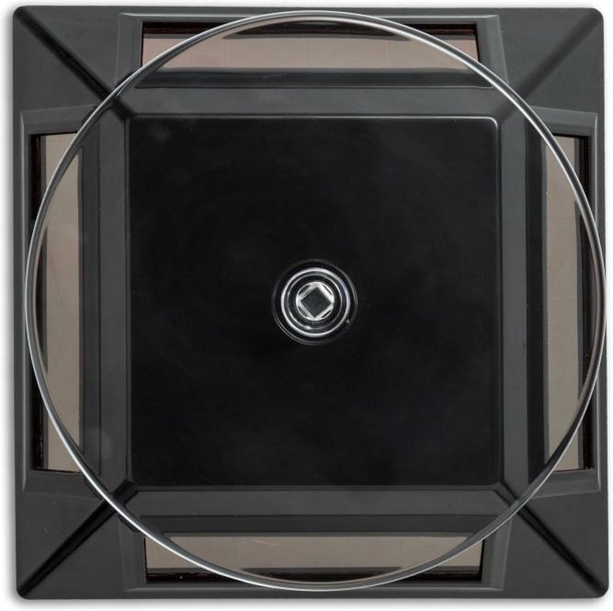 Metal Earth platform Solar Spinner 9 cm zonne energie - Zwart