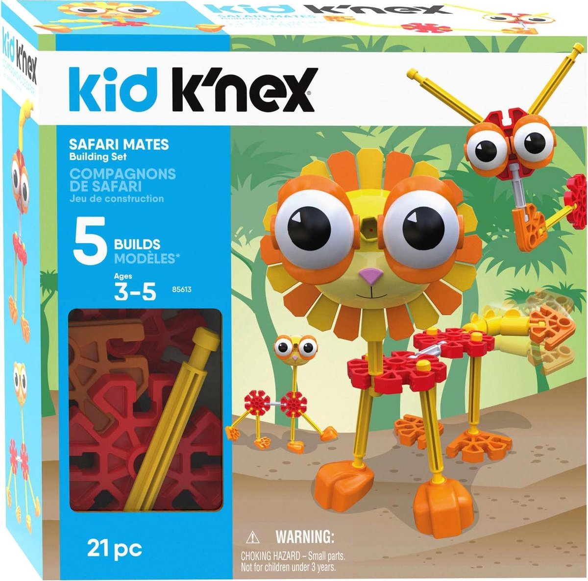 K'NEX K'NEX bouwset Kid K'Nex Safari Mates junior 21 onderdelen