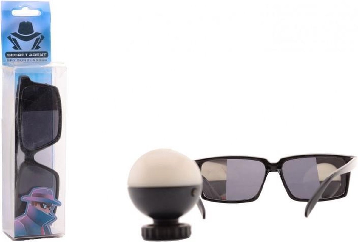 Johntoy spionbril - Zwart