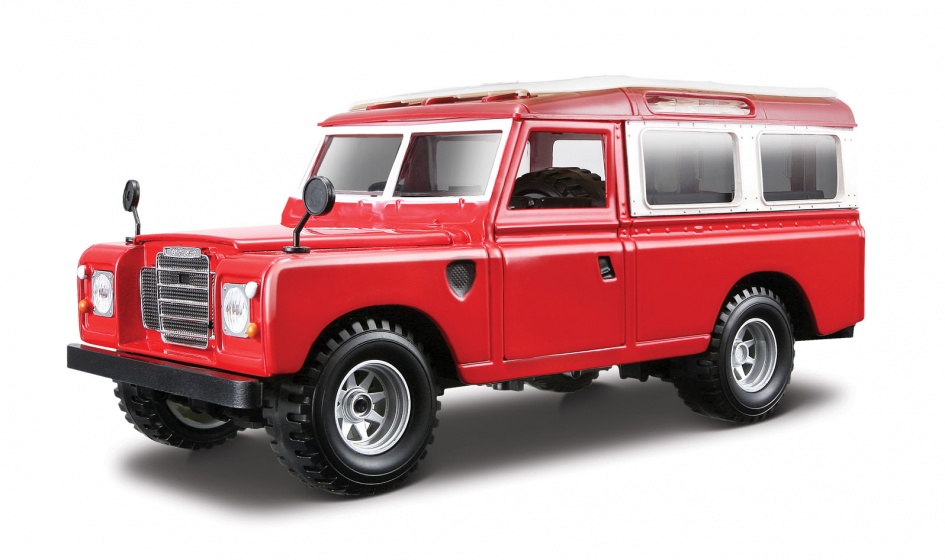 Bburago schaalmodel Land Rover 110 1:24 - Roze