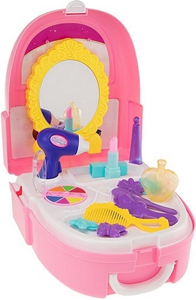 Toi-Toys Toi Toys beautyset in rugzak 19 delig - Roze