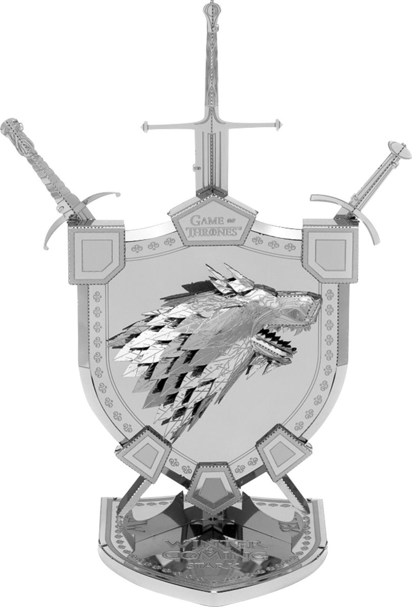 Metal Earth Game of Thrones: Stark schild 11,7 cm