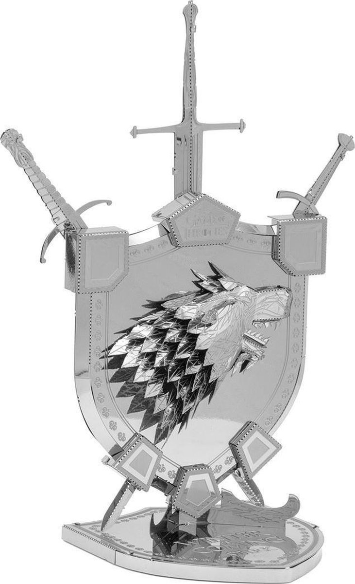 Metal Earth Game of Thrones: Stark schild 11,7 cm