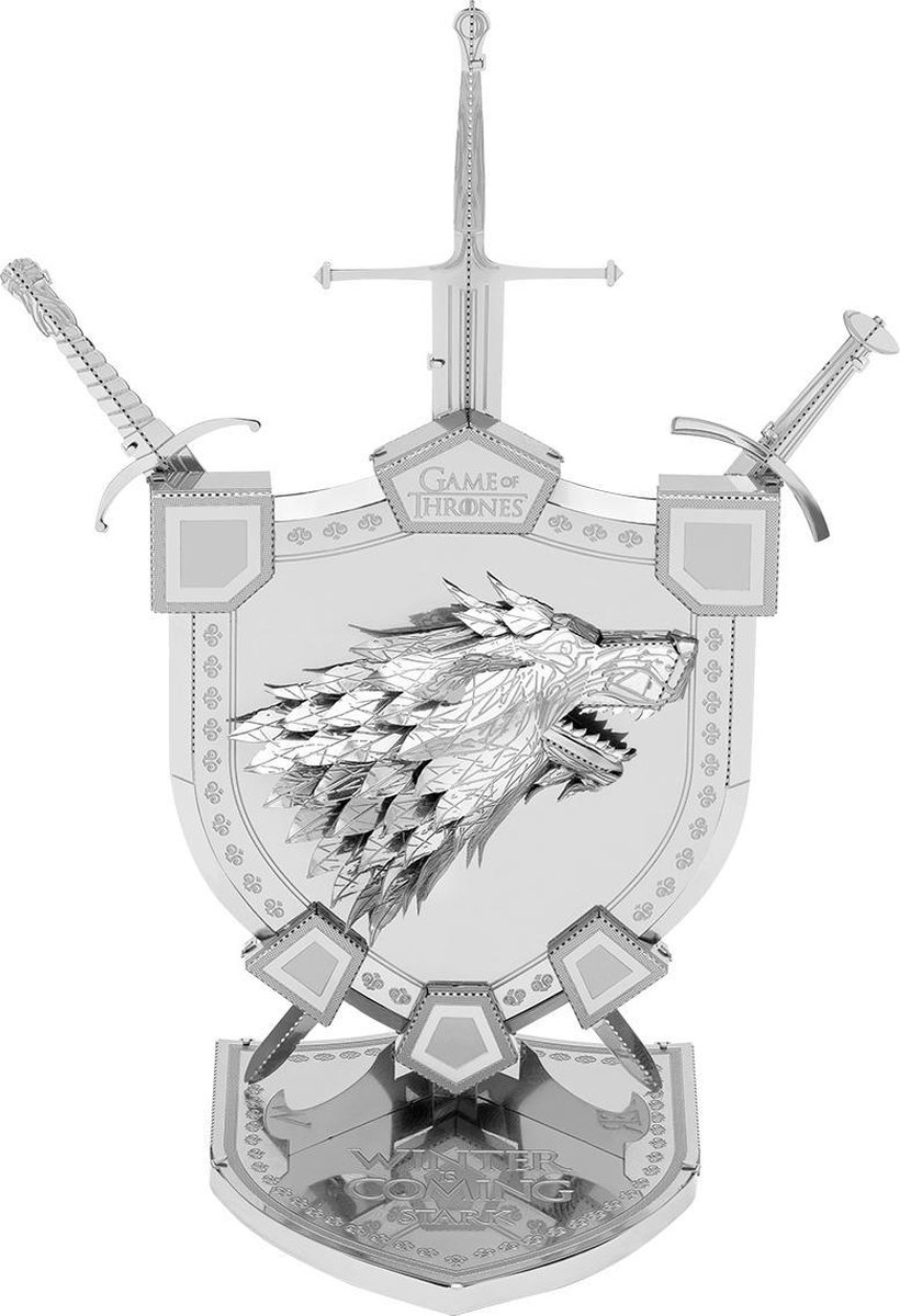 Metal Earth Game of Thrones: Stark schild 11,7 cm