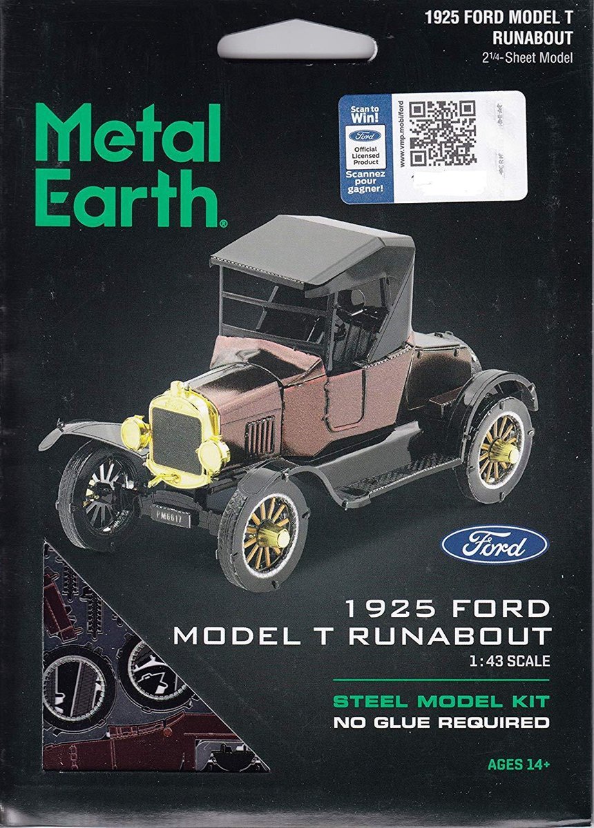 Metal Earth Ford: Model T Runabout 7,8 cm