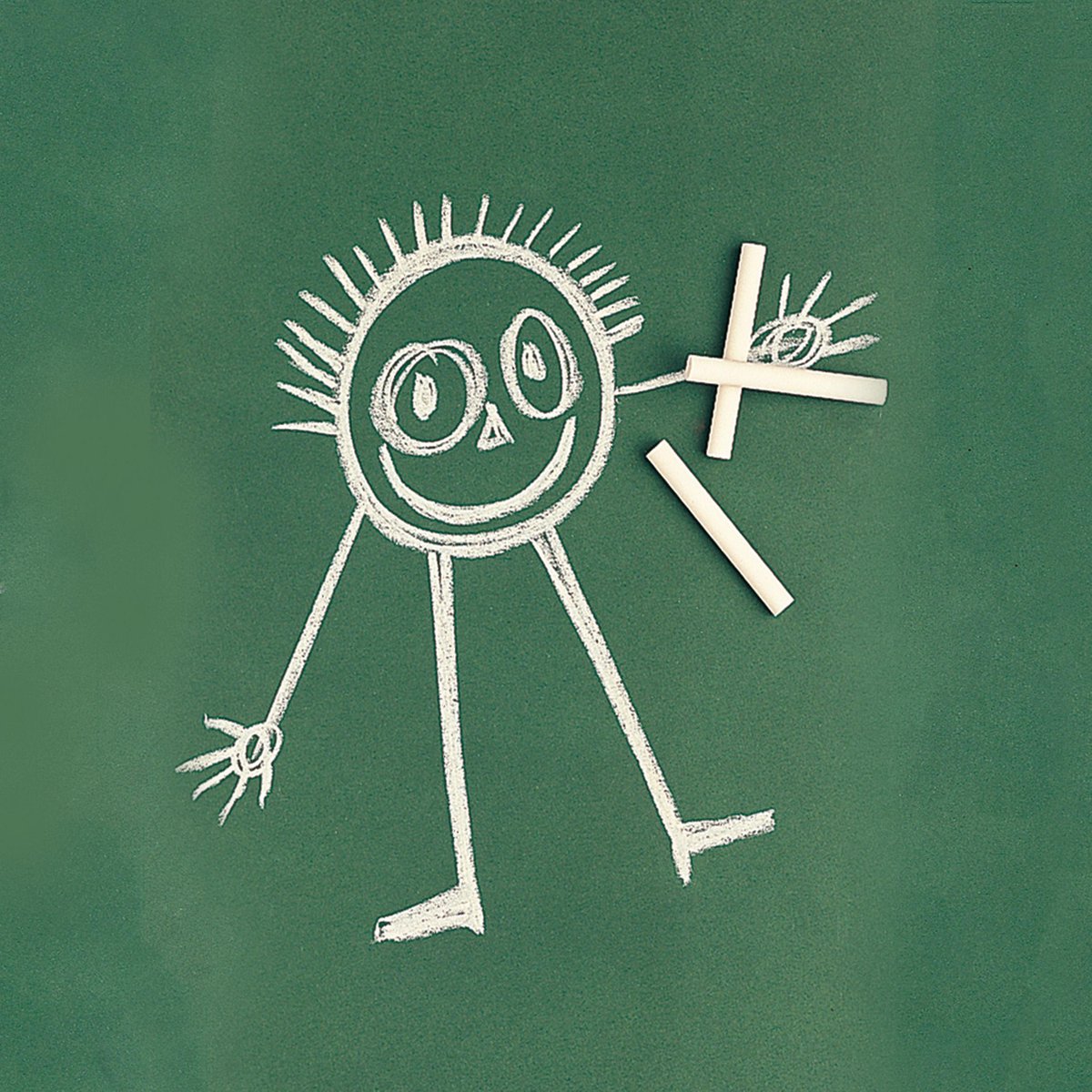 Ses Creative bordkrijtjes junior 12 stuks - Wit