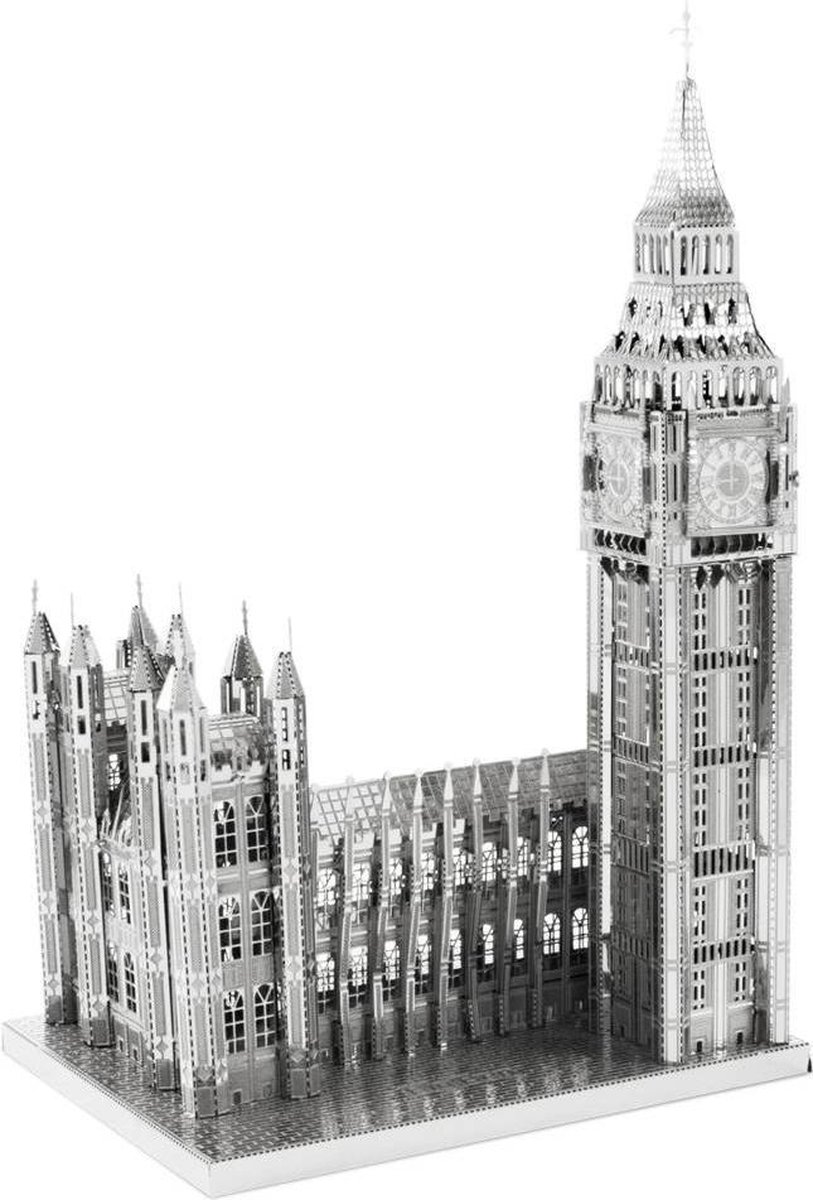 Metal Earth Iconx Big Ben modelbouwset - Silver