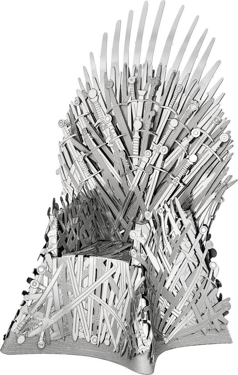Metal Earth Game of Thrones: Iron Throne 11 cm - Silver