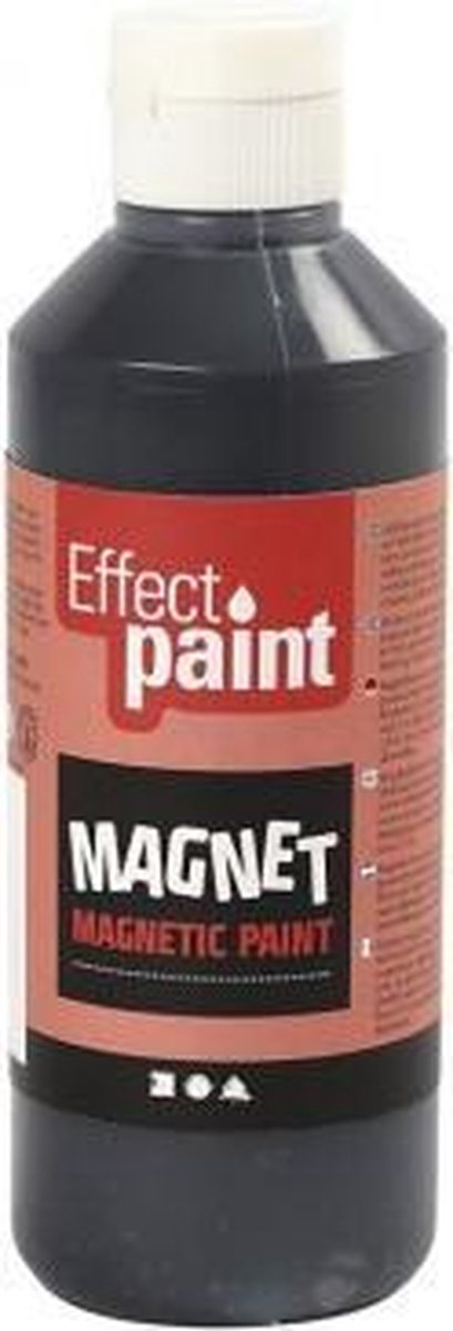 Creotime magneetverf 250 ml - Zwart