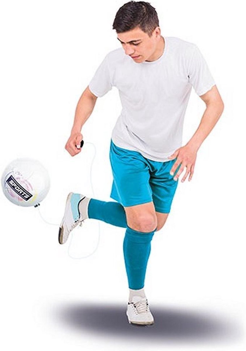 Toi-Toys Toi Toys voetbaltrainer Pro Sports 19 cm kunstleer - Wit