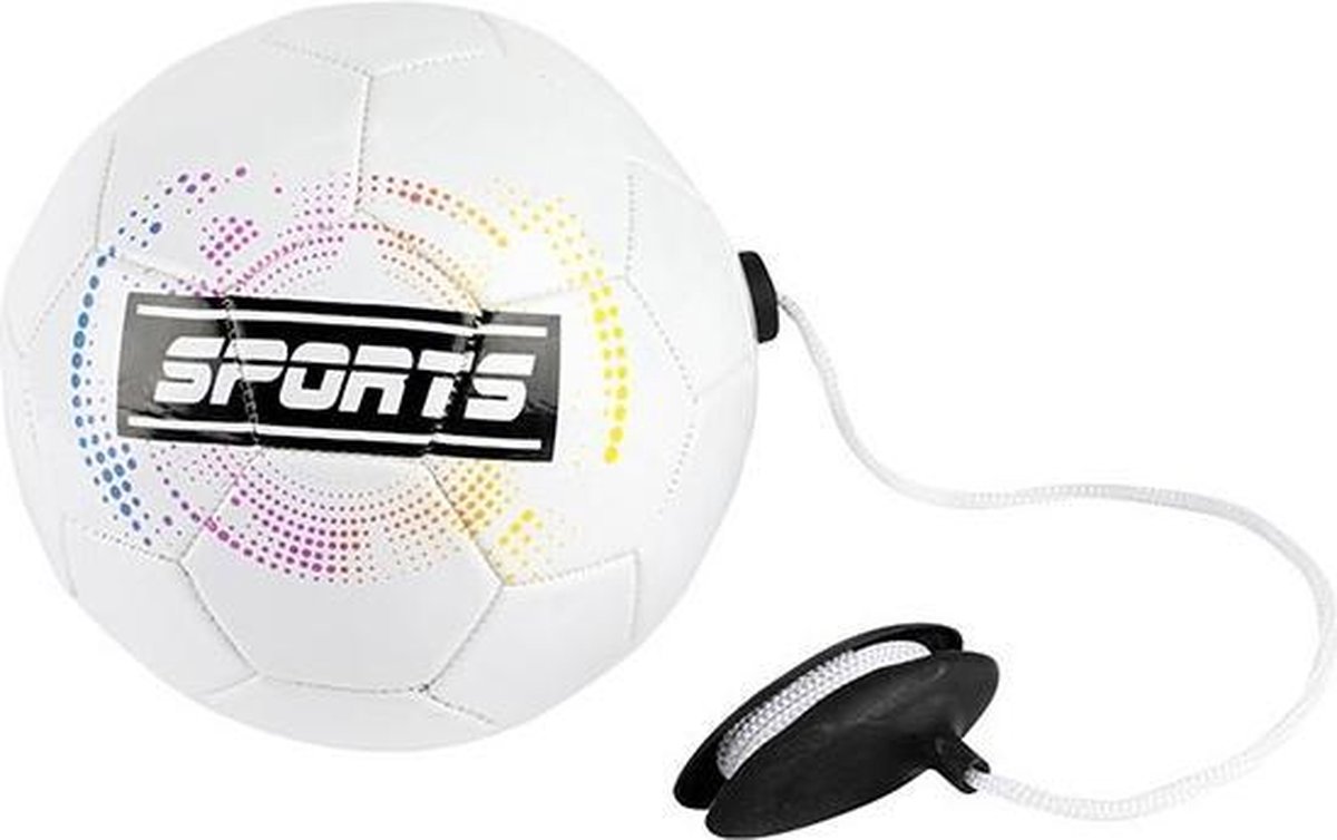 Toi-Toys Toi Toys voetbaltrainer Pro Sports 19 cm kunstleer - Wit