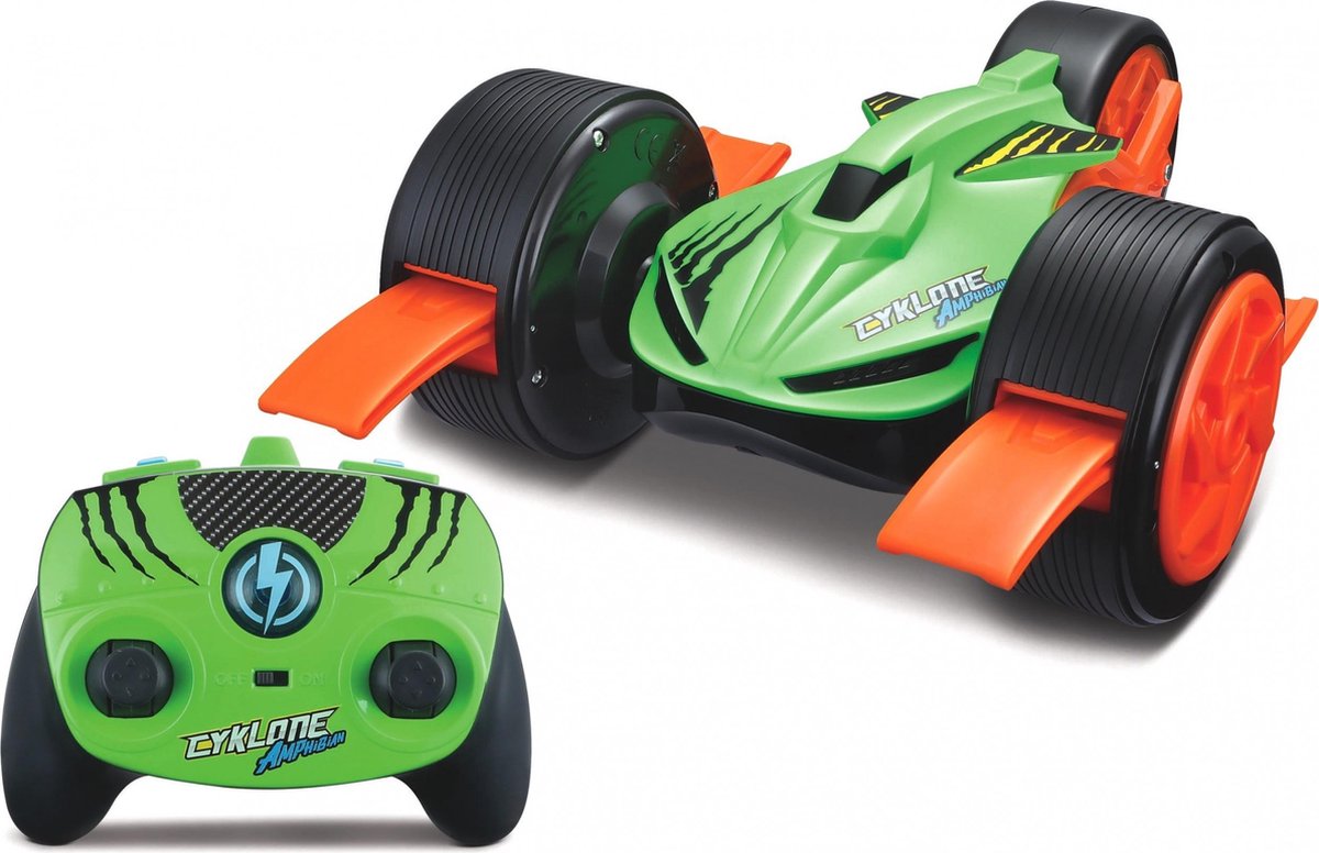 Maisto stuntvoertuig RC Cyklone Amphibian 2.4 GHz - Groen