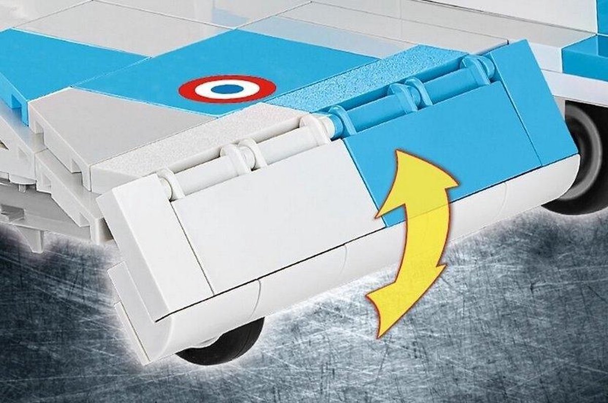 Cobi bouwpakket Armed Forces Mirage 2000 5 grijs/blauw 400 delig