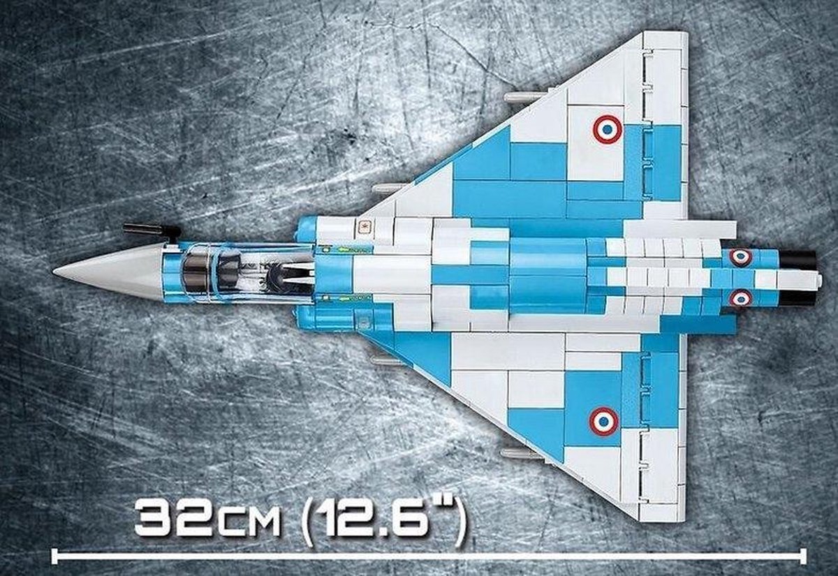 Cobi bouwpakket Armed Forces Mirage 2000 5 grijs/blauw 400 delig