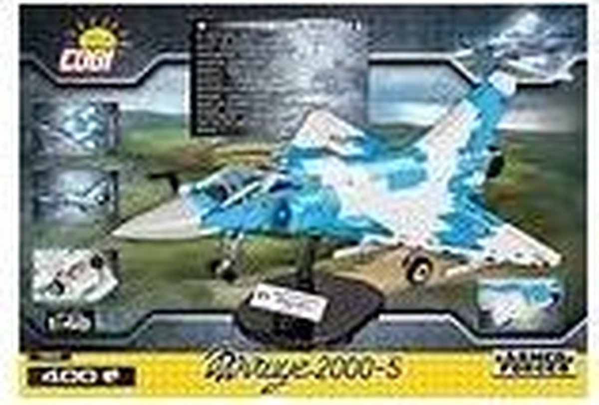 Cobi bouwpakket Armed Forces Mirage 2000 5 grijs/blauw 400 delig