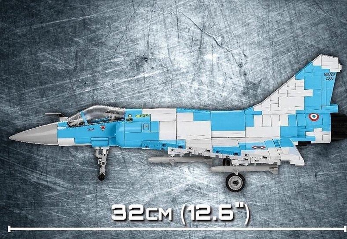 Cobi bouwpakket Armed Forces Mirage 2000 5 grijs/blauw 400 delig