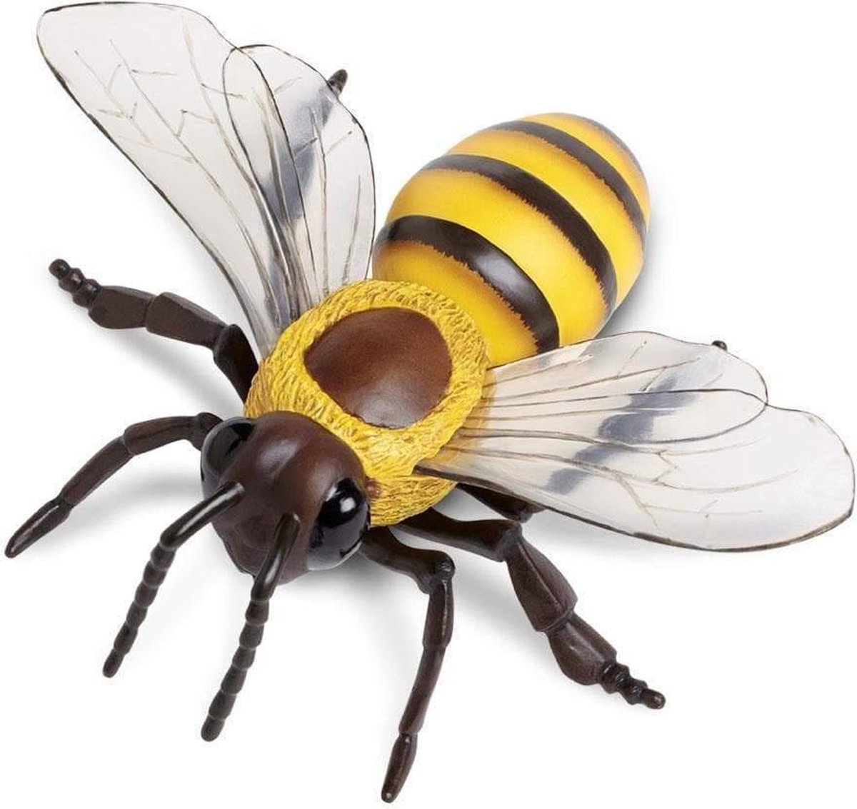 Safari speelfiguur Honingbij junior 17 cm zwart/geel