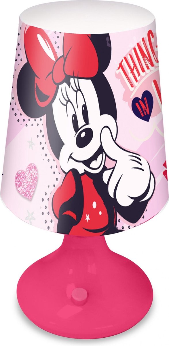 Disney tafellamp Minnie Mouse meisjes 18 cm - Roze
