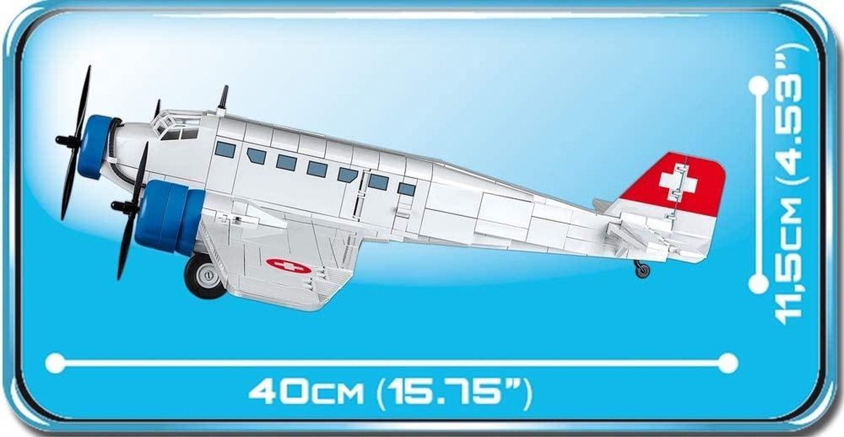 Cobi bouwpakket Small Army Junkers JU52/3M 546 delig (7511)
