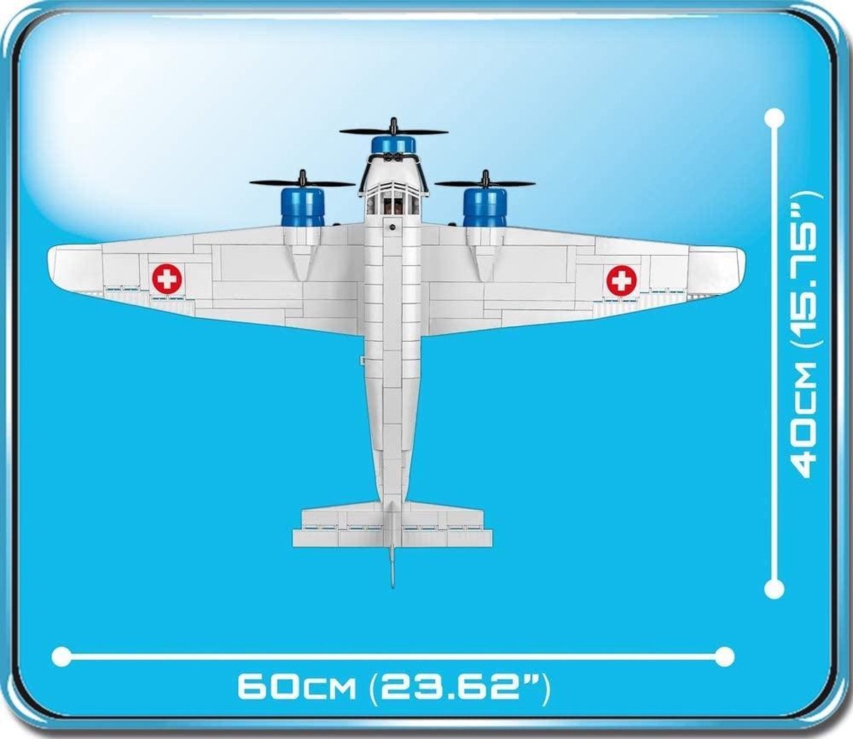Cobi bouwpakket Small Army Junkers JU52/3M 546 delig (7511)