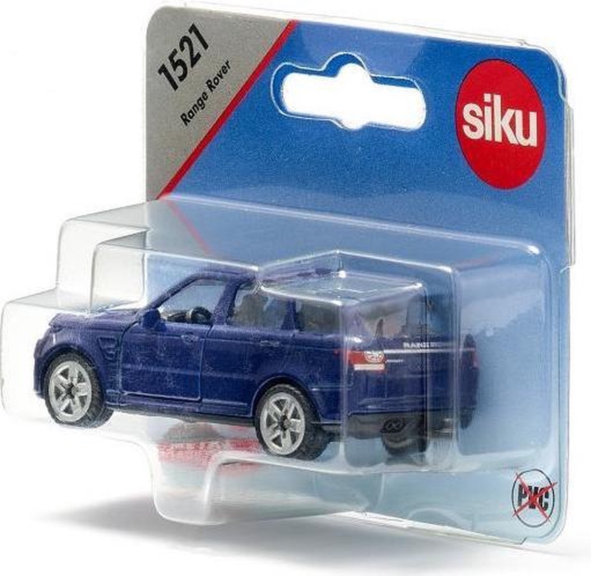 Siku sportauto Range Rover SVR 82 x 36 cm staal donker - Blauw