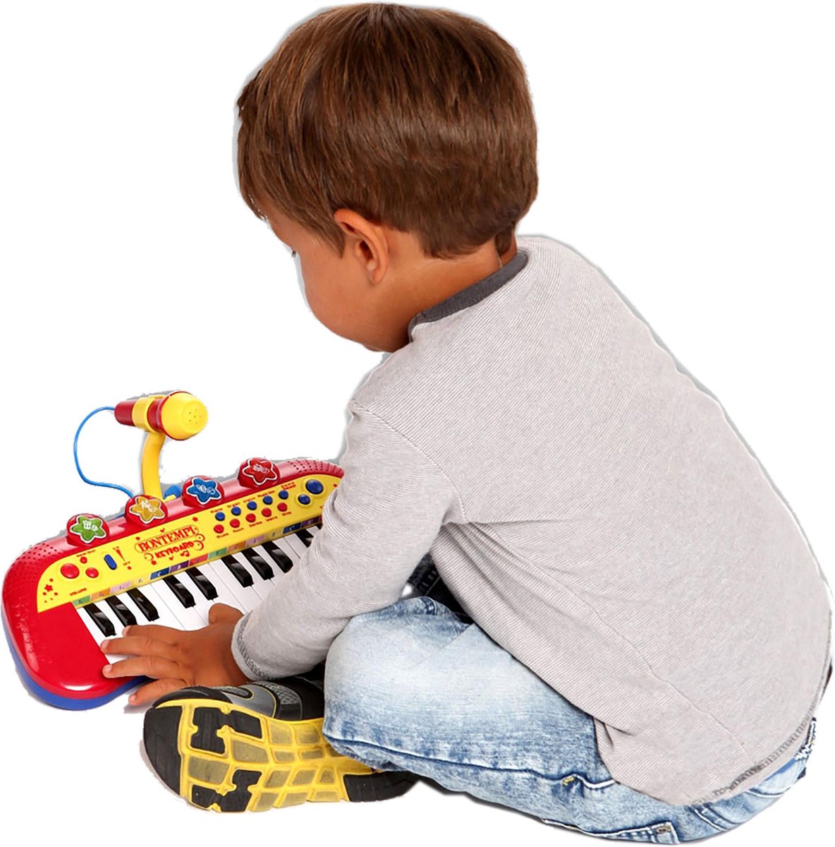 Bontempi keyboard elektronisch junior 33,3 x 22,2 x 12,5 cm - Rood