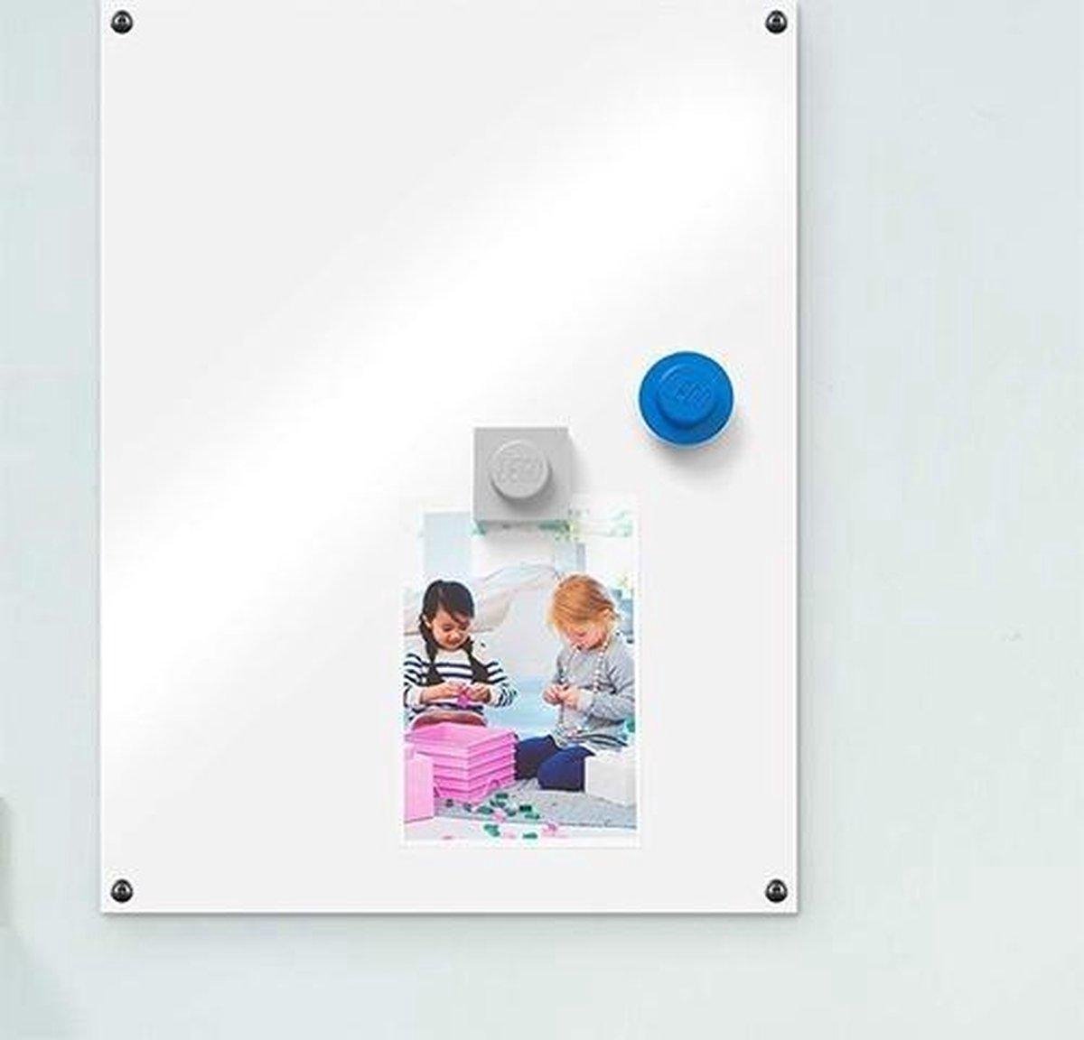 Room Copenhagen LEGO magneten 4,7 cm ABS/metaal 2 stuks - Blauw