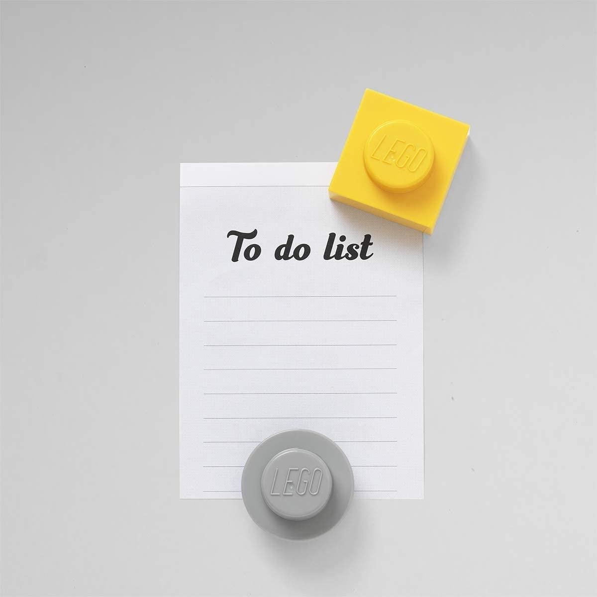 Room Copenhagen LEGO magneten 4,7 cm ABS/metaal 2 stuks - Blauw