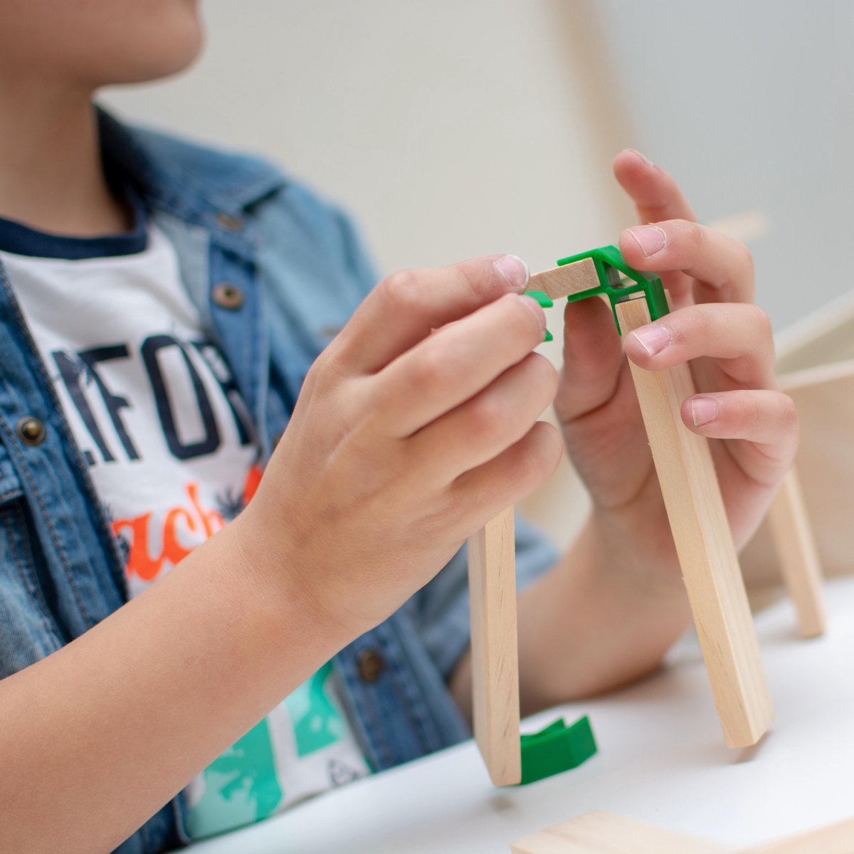 Join Clips speelblokken en opbergkleed 201 delig - Groen