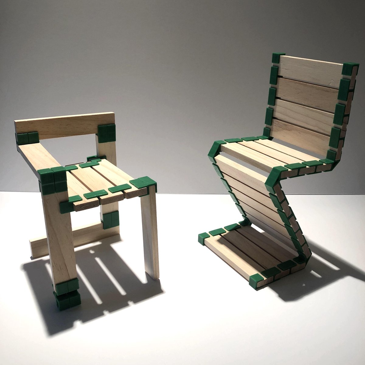 Join Clips speelblokken en opbergkleed 201 delig - Groen