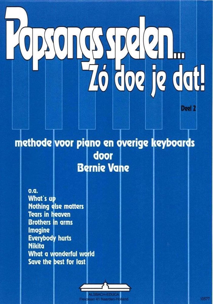 EMC Popsongs spelen 2 - Bernie Vane lesboek