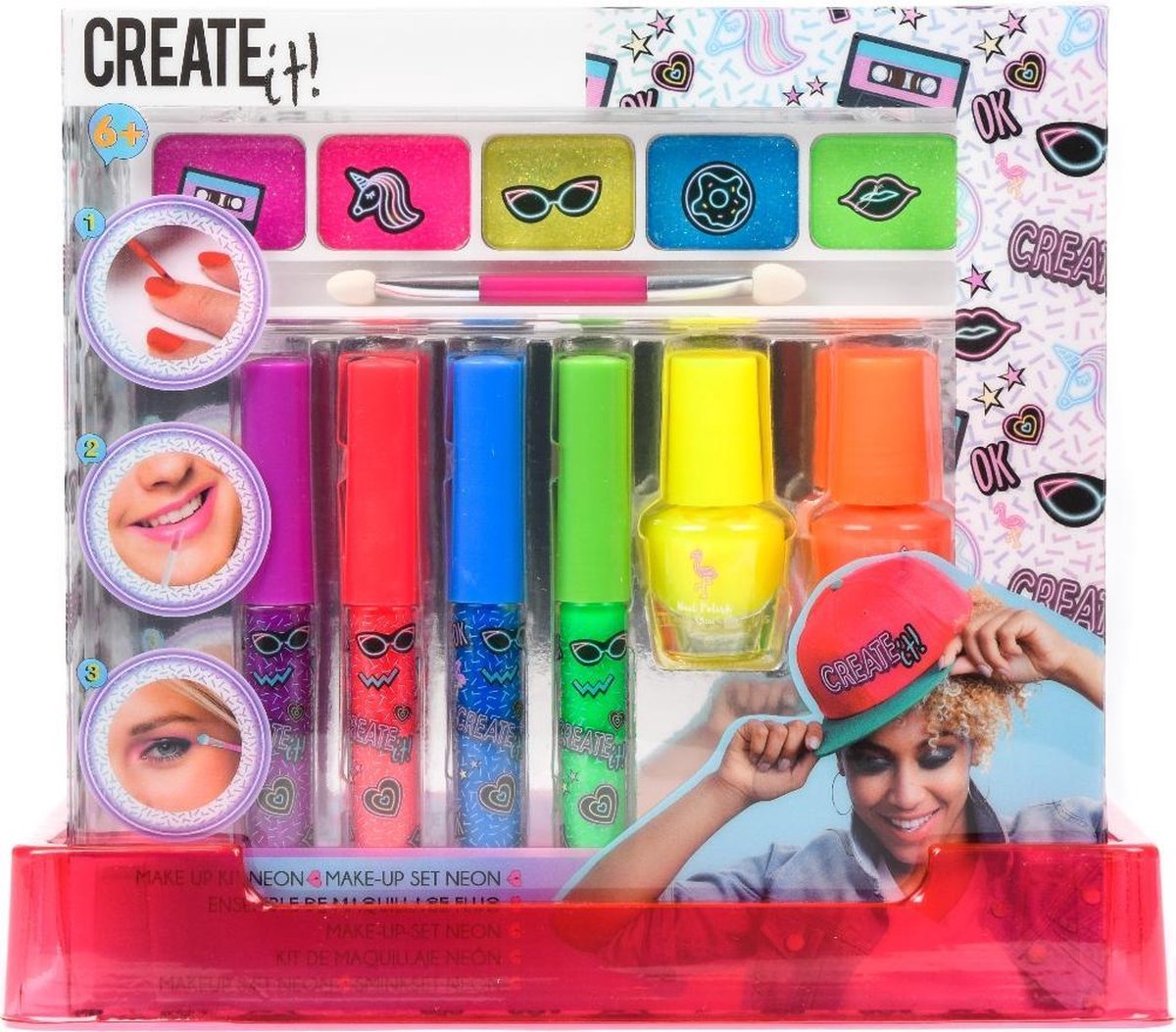 Create it! make upset nagellak Neon meisjes 8 delig