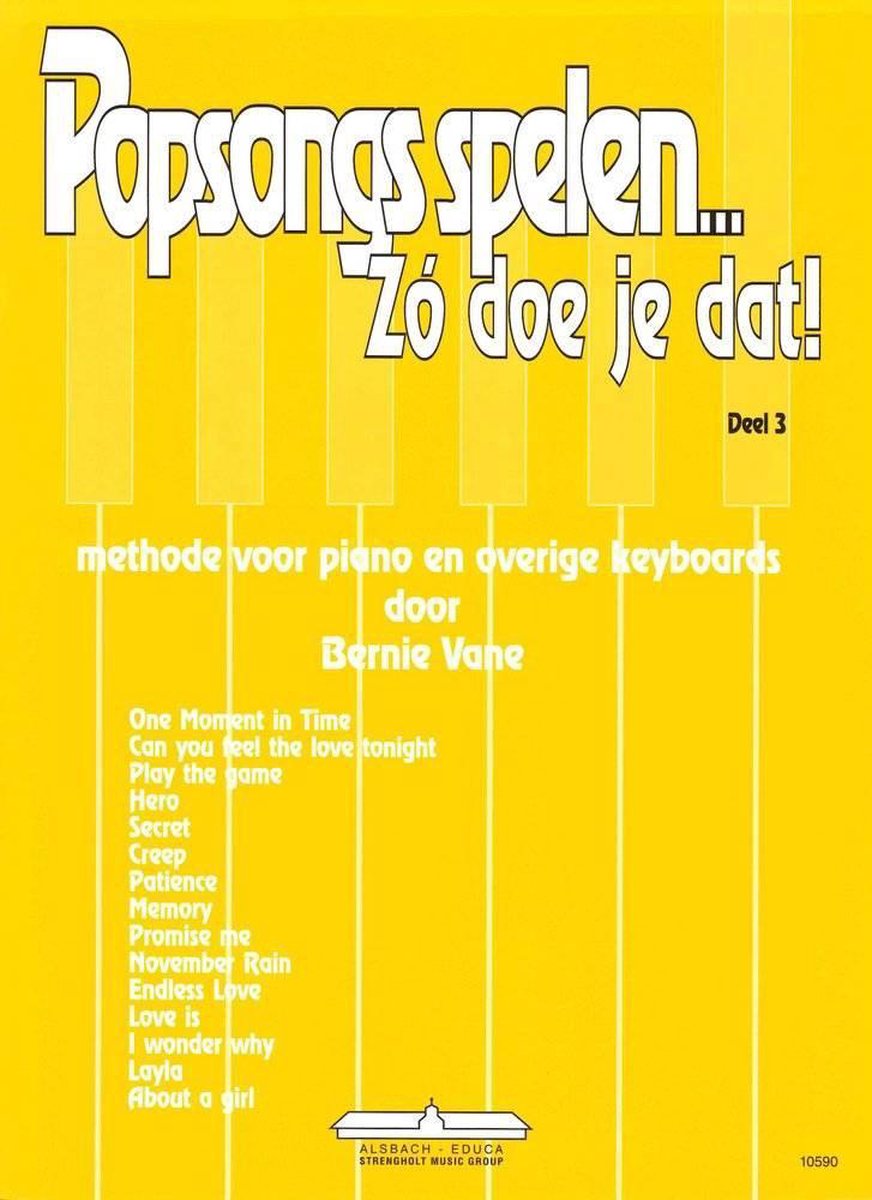 EMC Popsongs spelen 3 - Bernie Vane lesboek