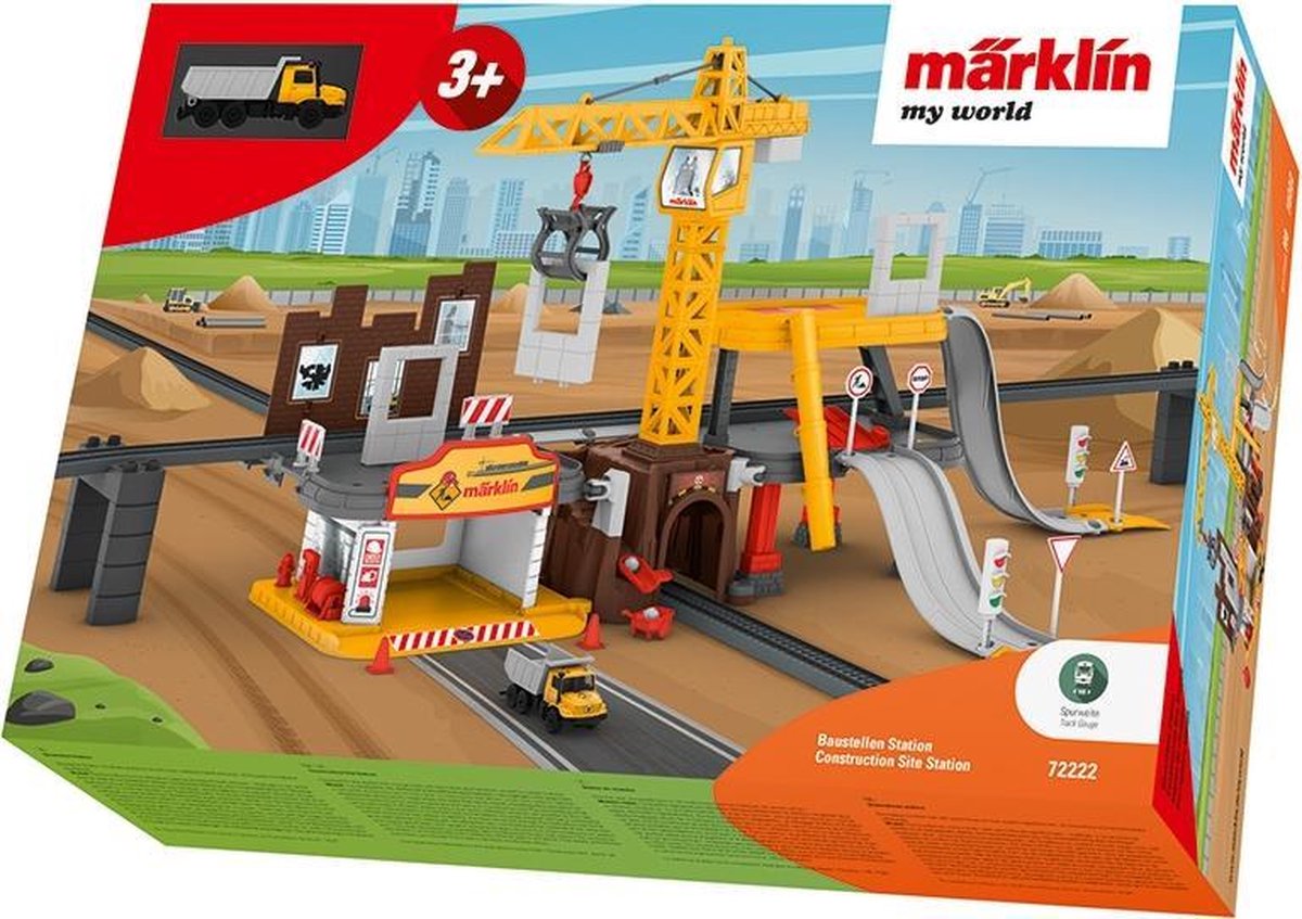 Märklin Marklin speelset bouwplaats station junior geel/grijs
