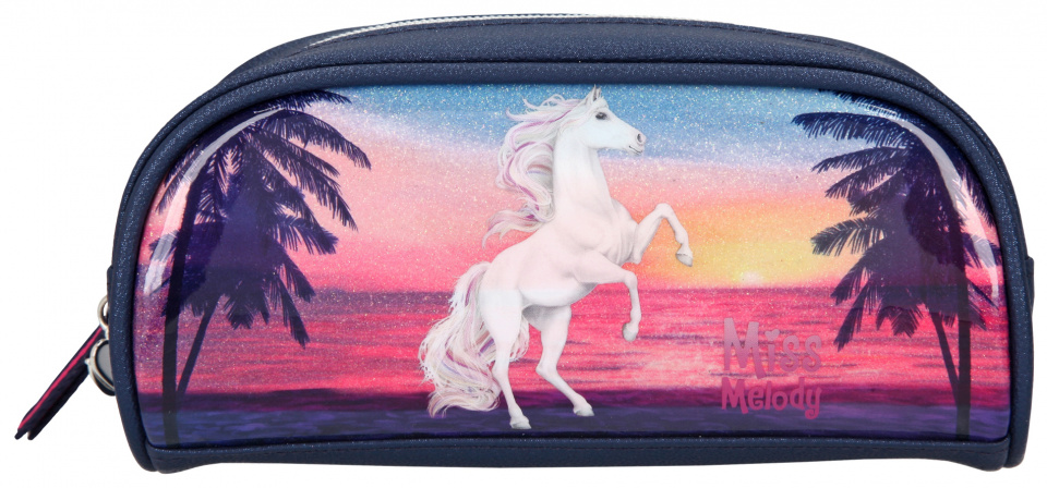 Depesche Miss Melody etui Ocean 20 x 10 cm polyester - Blauw