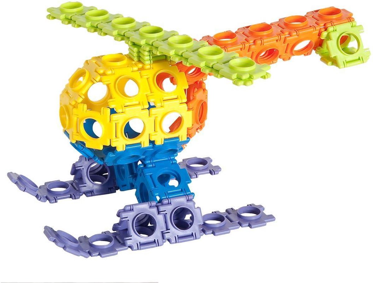 Modulmax bouwblokken Box 4 x 4 cm 100 stukjes