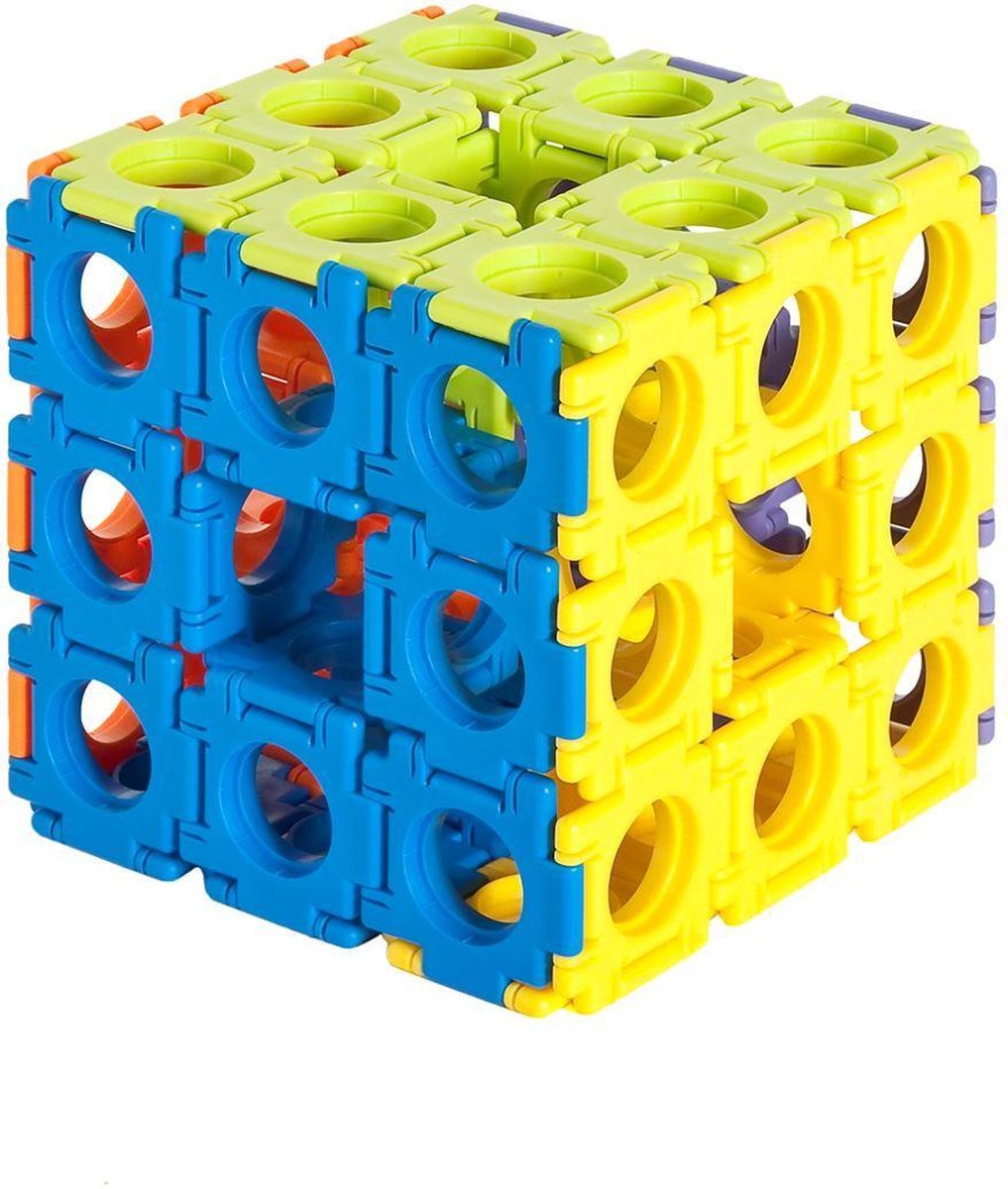 Modulmax bouwblokken Box 4 x 4 cm 100 stukjes