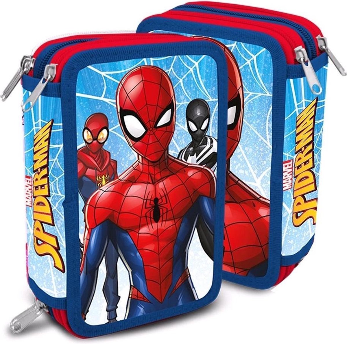 Marvel etui Spiderman jongens 12 x 20 x 6 cm polyester