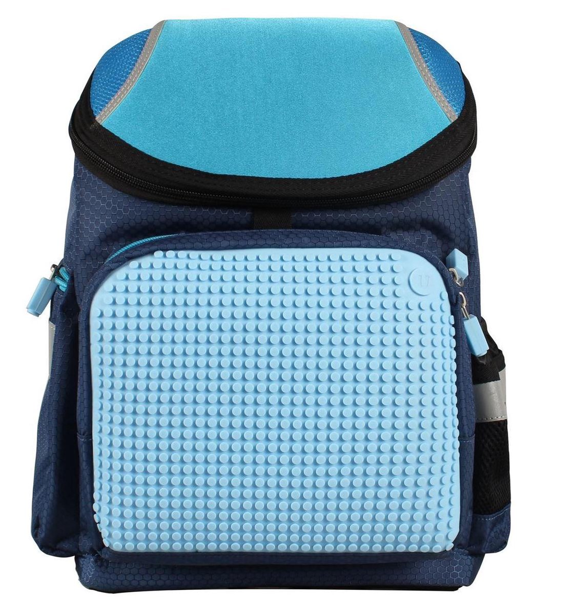 Upixel rugzak Super Class junior 38 cm marine 2 delig - Blauw