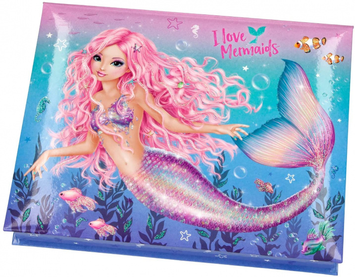 TOPModel schrijfwarendoos Fanatsy Mermaid aqua 20 cm 5 delig
