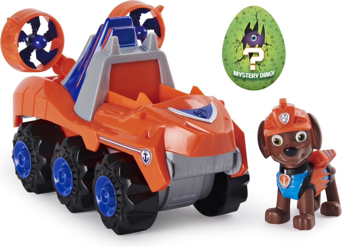 Spinmaster Nickelodeon speelset Dino Rescue Zuma Paw Patrol oranje/blauw