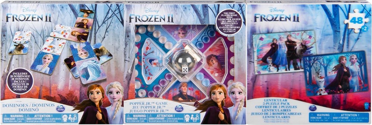 Disney spelset Frozen II junior 61 cm karton 50 delig