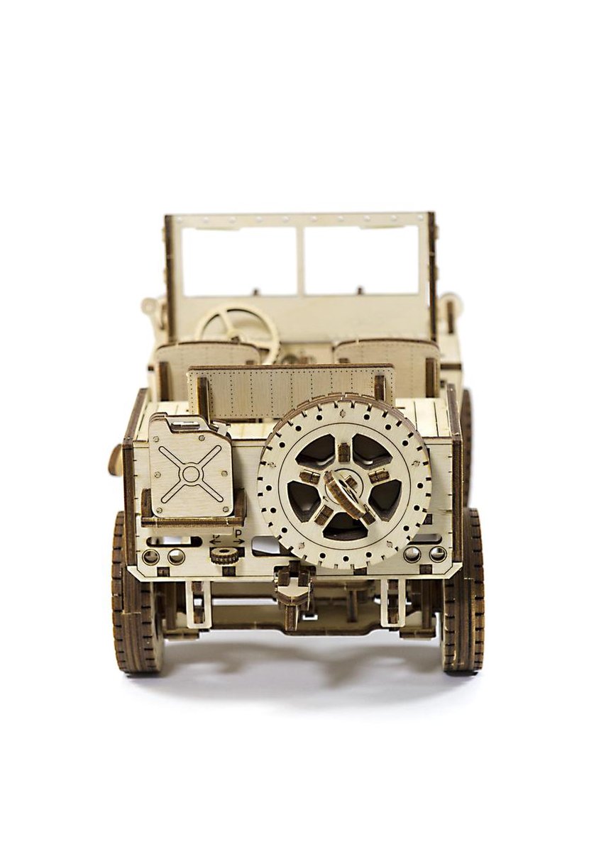 Wooden City modelbouwset Willys Jeep 17,9 cm hout 564 delig