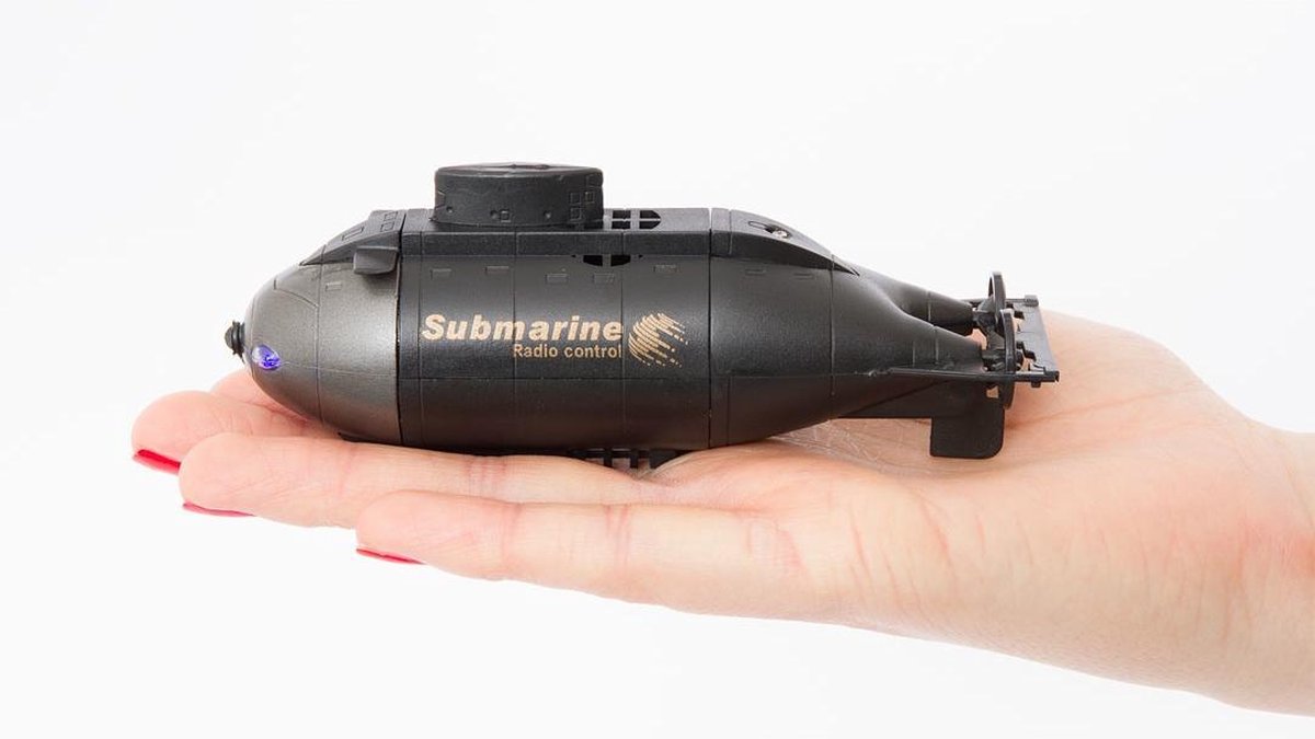 Invento onderzeeër mini junior 12,5 x 3,5 x 4,5 cm groen 3 delig