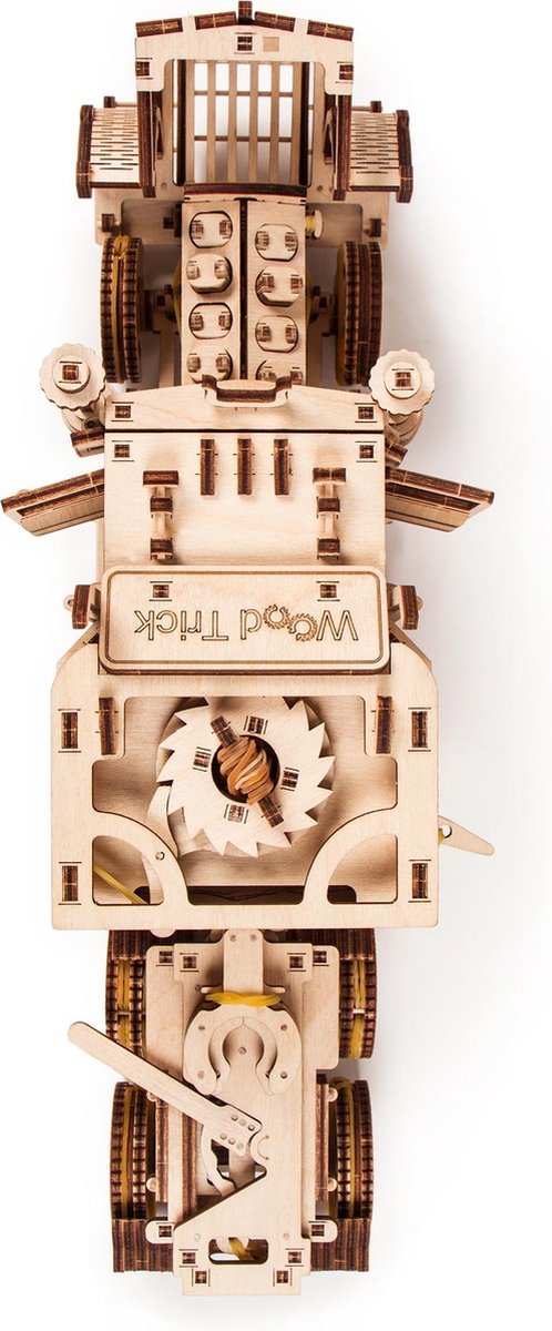 Wood Trick modelbouwset Big Rig Truck 37,5 cm hout 485 delig