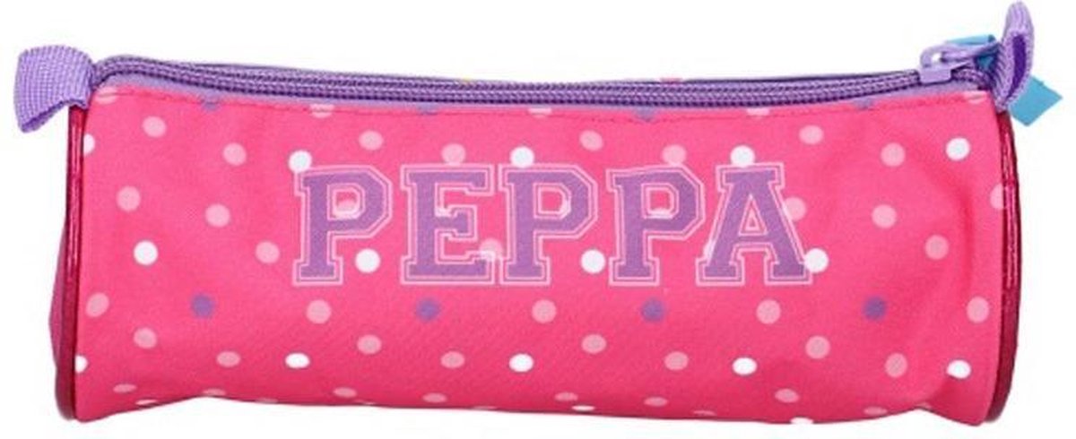 Nickelodeon etui Peppa Pig 20 x 7 cm polyester/paars - Roze
