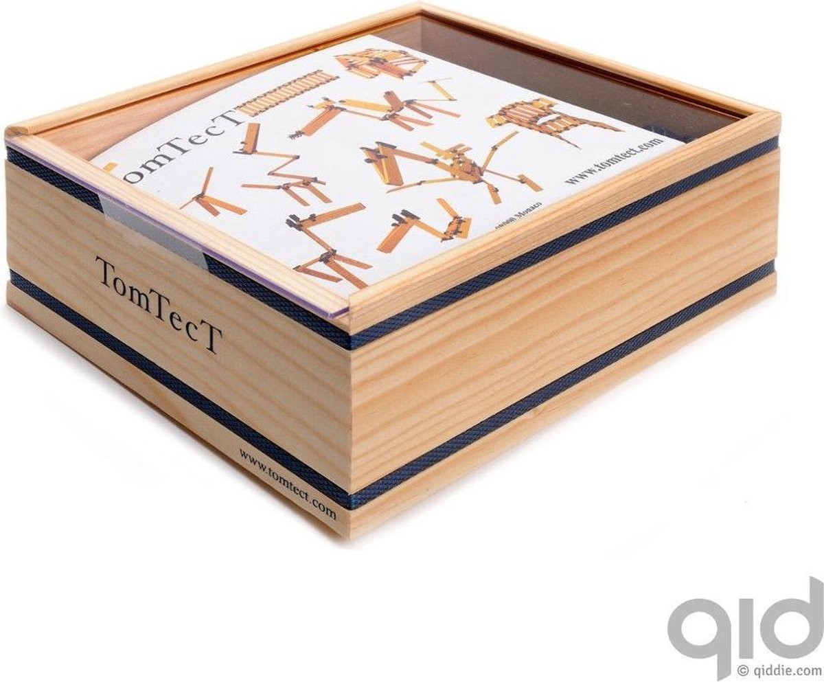 TomTecT bouwkit junior hout/kunststof naturel/ 190 delig - Zwart